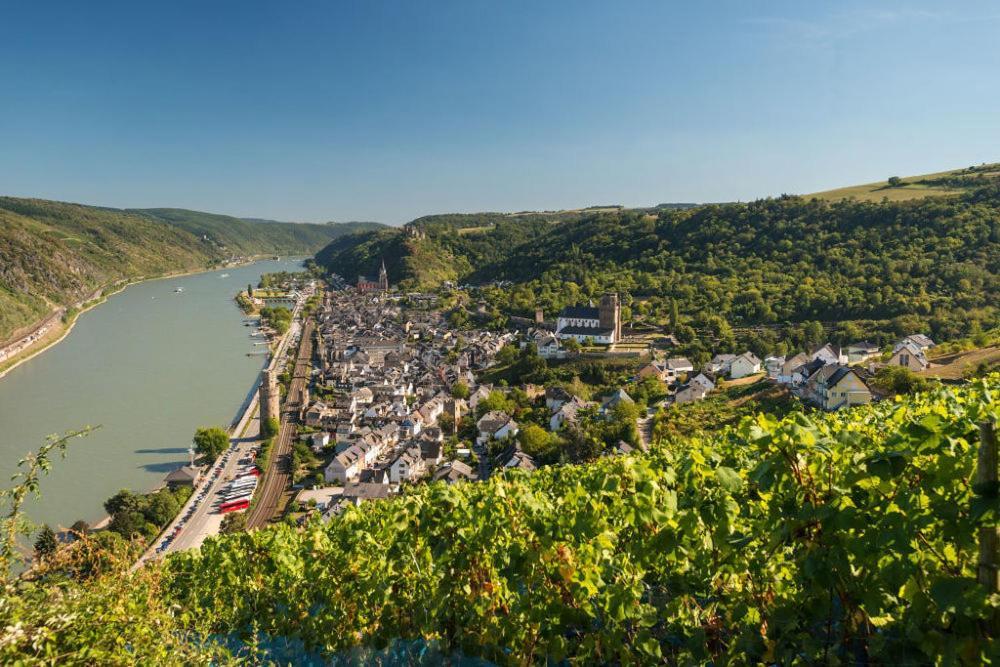 -1-Zentral-Traumwohnung-Rhein โอเบอร์เวเซิล ภายนอก รูปภาพ